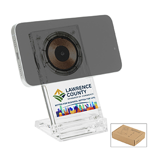 &ldquo;CLEARCHARGE PRO&rdquo; Acrylic 15W Wireless Charger Stand (Requires Power Source)